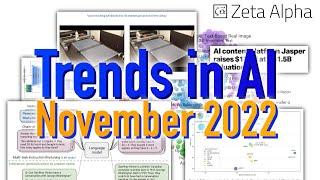 FLAN-T5, DreamFusion, Neural Audio Compression — Trends in AI November 2022