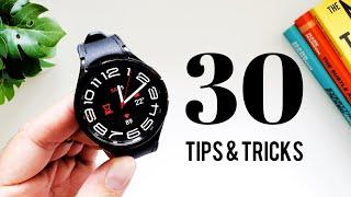 30 Tips & Tricks to do with Wear OS 4 | Galaxy Watch 6 Classic!