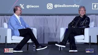 Jensen Huang's Visionary Keynote | Moderated by Navin Chaddha | TiEcon2024