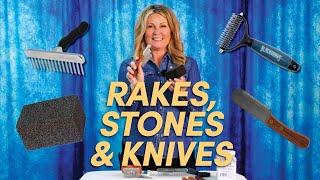 Rakes, Stones & Stripping Knives | Dog Grooming & Handling Equipment Series