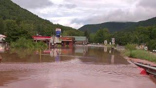 Central PA slammed with rain, floods