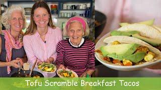 Plant-Based Tofu Scramble Breakfast Tacos