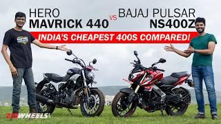 Hero Mavrick 440 vs Bajaj Pulsar NS400Z | India’s Most Affordable 400cc Bikes