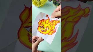 Ember satisfying idea ,Elwade as fire Element series #viral #shorts #art