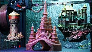 Amazing 3d print Medieval castle and Ceporah Tower timelapse [ iczfirz Studio]