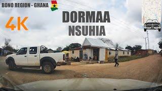 Dormaa Nsuhia Drive Tour Bono Region of Ghana 4K