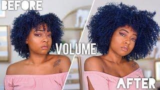 Stretch Natural Hair & Curls For Volume and Length | Get BIG Hair Twist Out, Perm Rods + Wash & Go