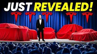 Tesla CEO Elon Musk Reveals 5 New Tesla Models For 2025 & SHOCKS The Entire Car Industry!