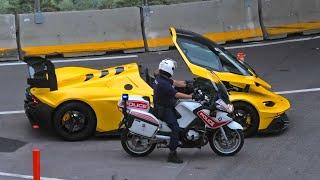 Monaco POLICE vs SUPERCARS During TOP MARQUES 2023!