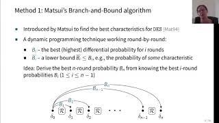 Applied Crypto 2 - L7 Tools for Cryptanalysis