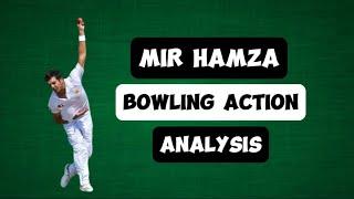 CRICKET ANALYSIS: Mir Hamza Bowling Action Analysis | | Pakistan Vs Australia Test Series 2023