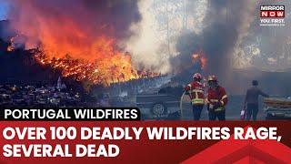 Portugal Wildfires | Portugal Battles 100+ Uncontrollable Forest Fires | State Of Emergency Declared