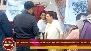 Khrui ialum ki doktor ha Addl,,secretariat ban sumar ia i kong Bindas ba la jur palat  ka jingtlot