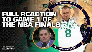 FULL REACTION: Celtics beat the Mavericks in Game 1 of the NBA Finals  Luka had only 1 AST 