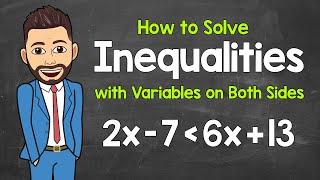 How to Solve Inequalities with Variables on Both Sides | Math with Mr. J