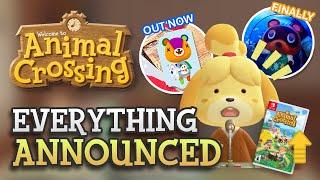 SO MUCH News JUST ANNOUNCED for Animal Crossing!