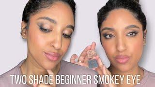 2 shade Smokey eye for beginners