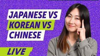 Japanese vs Korean vs Chinese: Which one is the hardest to learn?