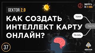 ️Интеллект карта онлайн. Как составить Mind Map? Простым языком. Планируем цели, задачи, проекты.