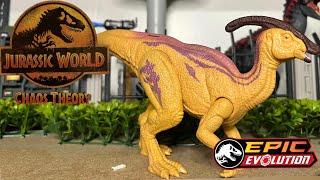 Jurassic world Chaos Theory Wild Roar Parasaurolophus unboxing review Mattel Epic Evolution