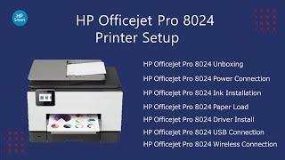 HP Officejet Pro 8024 Printer Setup | Officejet Pro 8024 Driver Download | Wifi Setup