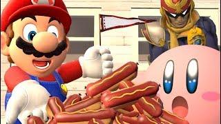 [Nintendo] [Super Smash Bros 3D cartoon Fan animation] Smash Eating Contest