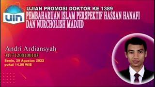 Ujian Promosi Doktor Atas Nama Andri Ardiansyah, M.Pd. di UIN Syarif Hidayatullah Jakarta