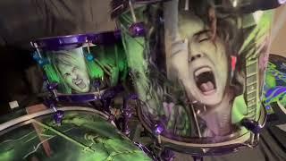 Rikki Rockett's Poison "Zombie" Drum Set