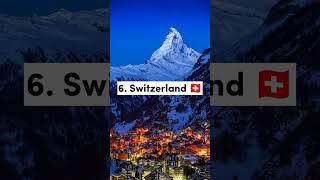 10 World Best Countries For Quality of Life (2022)||Worldtop||#shorts #top10 #viral