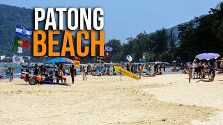 Walking Tour of Patong Beach - Phuket’s Famous Beachfront in 4K