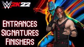 WWE 2K22 Entrances/Signatures/Finishers: Kane