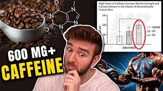 600 MG+ Caffeine Pre-Workout - One Rep Max Bench Press, Deadlift, And Squat Strength