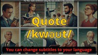 Quote meaning with 5 examples (2)