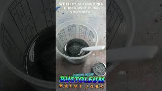 Whitley Auto Works YouTube for cool custom pearl rustoleum fun on a budget #diy #rustoleum