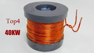 Top4 free energy generator 40KW AC Powerful electricity use magnet copper wire