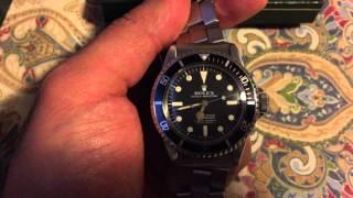 Rolex submariner 5512 pointed crown guards