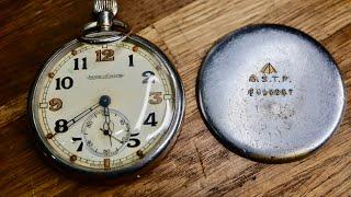 Issued by the British military 1940s world war pocket watch service - jaeger lecoultre