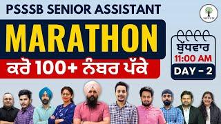 PSSSB Senior Assistant | Sure Selection MARATHON Day-2 | Success Tree Punjab