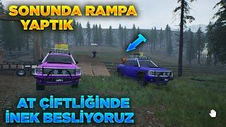 ARABALARLA AT ÇİFTLİĞİNE İNEK İNDİRDİK | RANCH SİMULATOR | vadinin sahibi