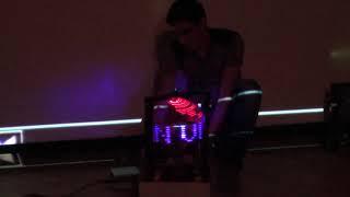 Electromechanical spherical LED display (Hormozgan university)