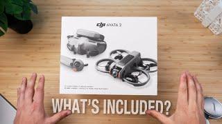 NEW! DJI Avata 2 Unboxing: What's Included (Fly More Combo)