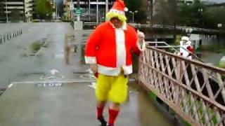 dancing santachicken