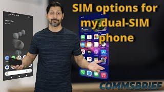 Do I put physical SIMs or eSIM in my dual SIM phone?