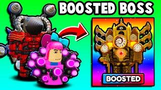 I Used OP PARASITED UNITS vs NEW BOOSTED BOSS MODE! (Toilet Verse Tower Defense)