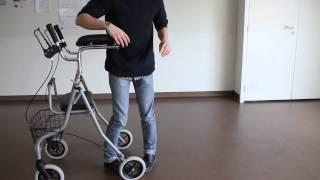 Déambulateur 4 roues avec appui ante-brachial - Faciliter les déplacements pour PMR