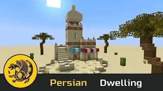 Minecraft Building Tutorial : How to build a Persian Dwelling