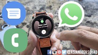 Phone Calls, SMS/Texting and WhatsApp on the Samsung Galaxy Watch5 Pro - Usability Review