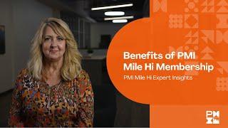 Benefits of PMI Mile Hi Membership