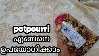 How to use potpourri/how to use dried flowers /room pufifier /air freshener