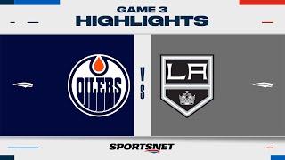 NHL Game 3 Highlights | Oilers vs. Kings - April 26, 2024